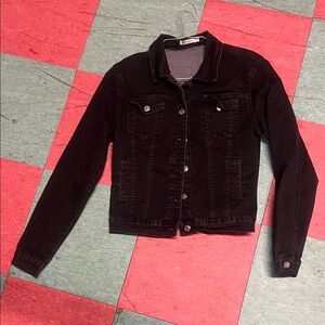 Classic Black Denim Jacket